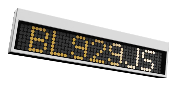 flip dot display